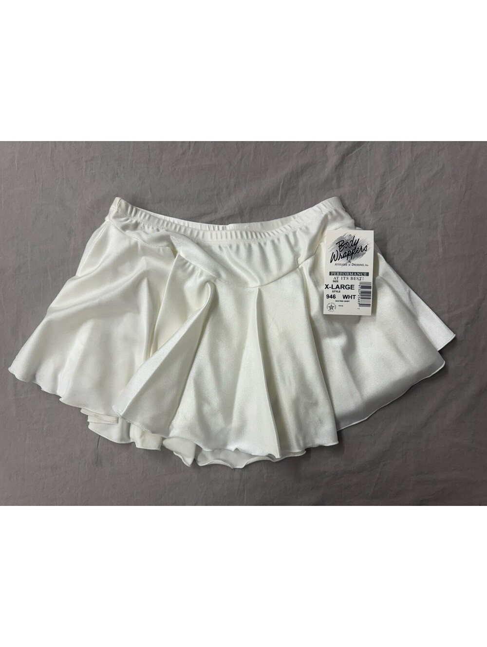 Body Wrappers Leotard Skirt white Size XL